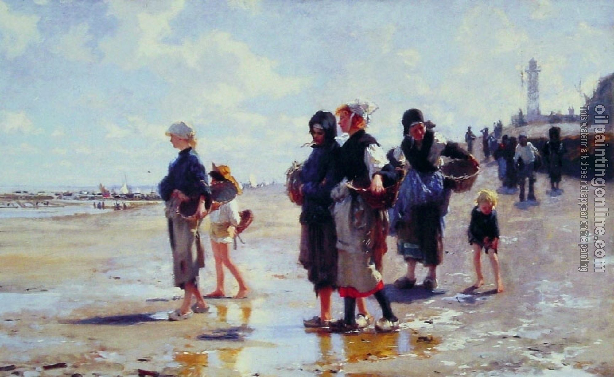 Sargent, John Singer - Oyster Gatherers of Cancale